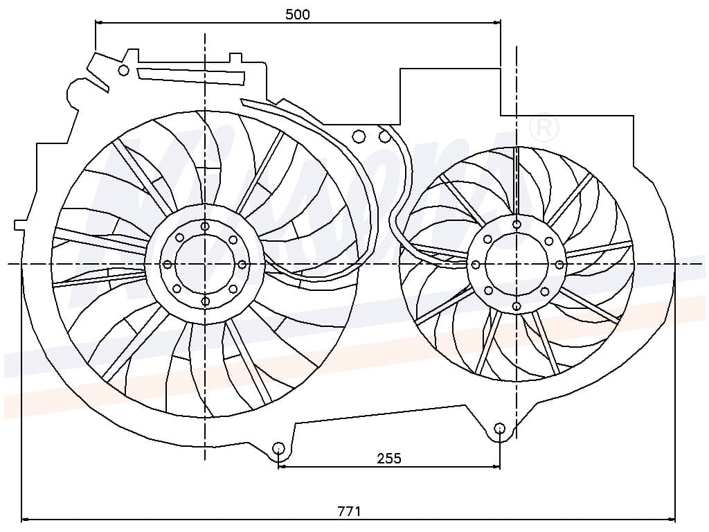 Kylarfläkt A4 2,4/3,0