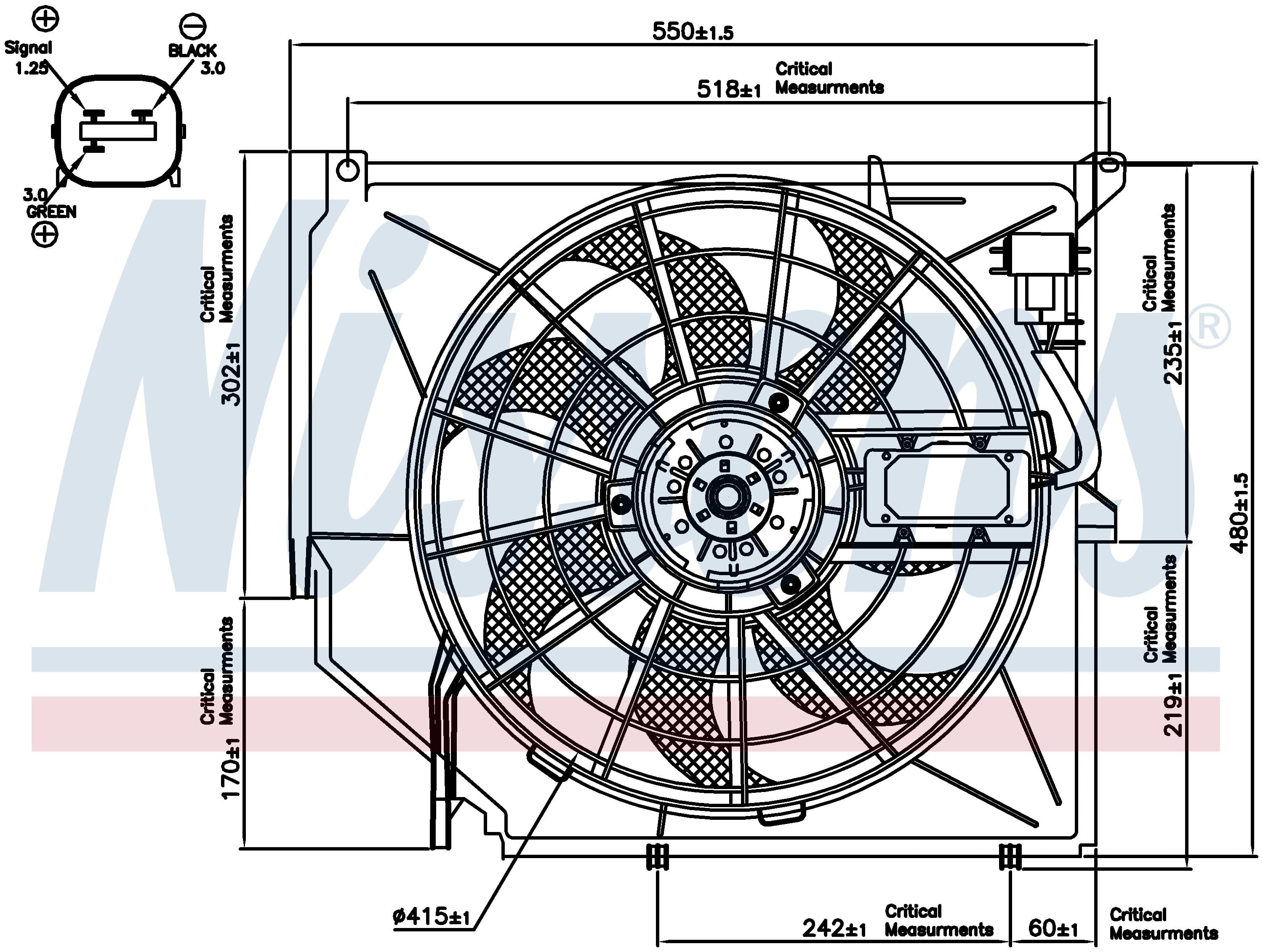 Kylarfläkt, BMW från Galwin