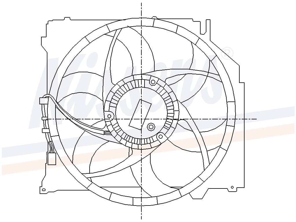 Kylarfläkt BMW X3 från Galwin