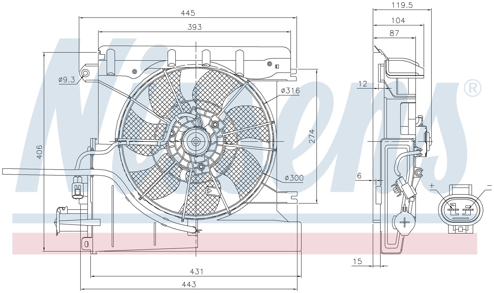 Kylarfläkt, Toyota från Galwin