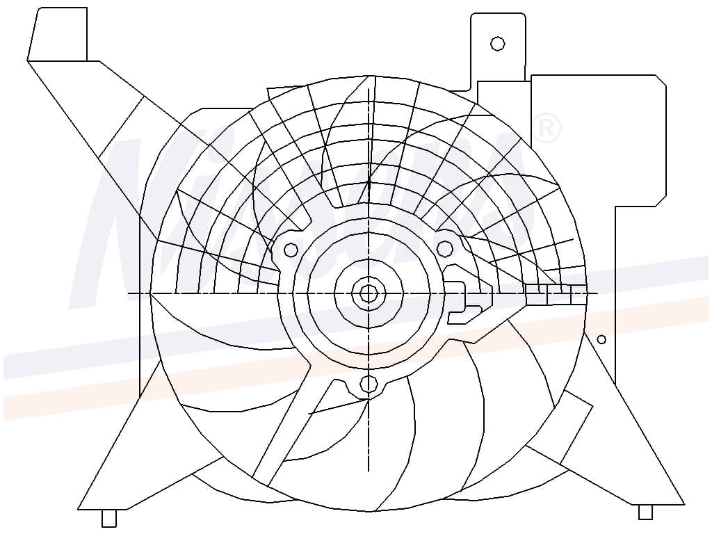 Kylarfläkt, Citroen, Peugeot från Galwin