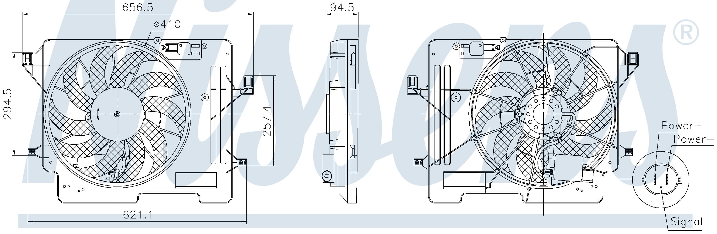 Kylarfläkt, Ford från Galwin