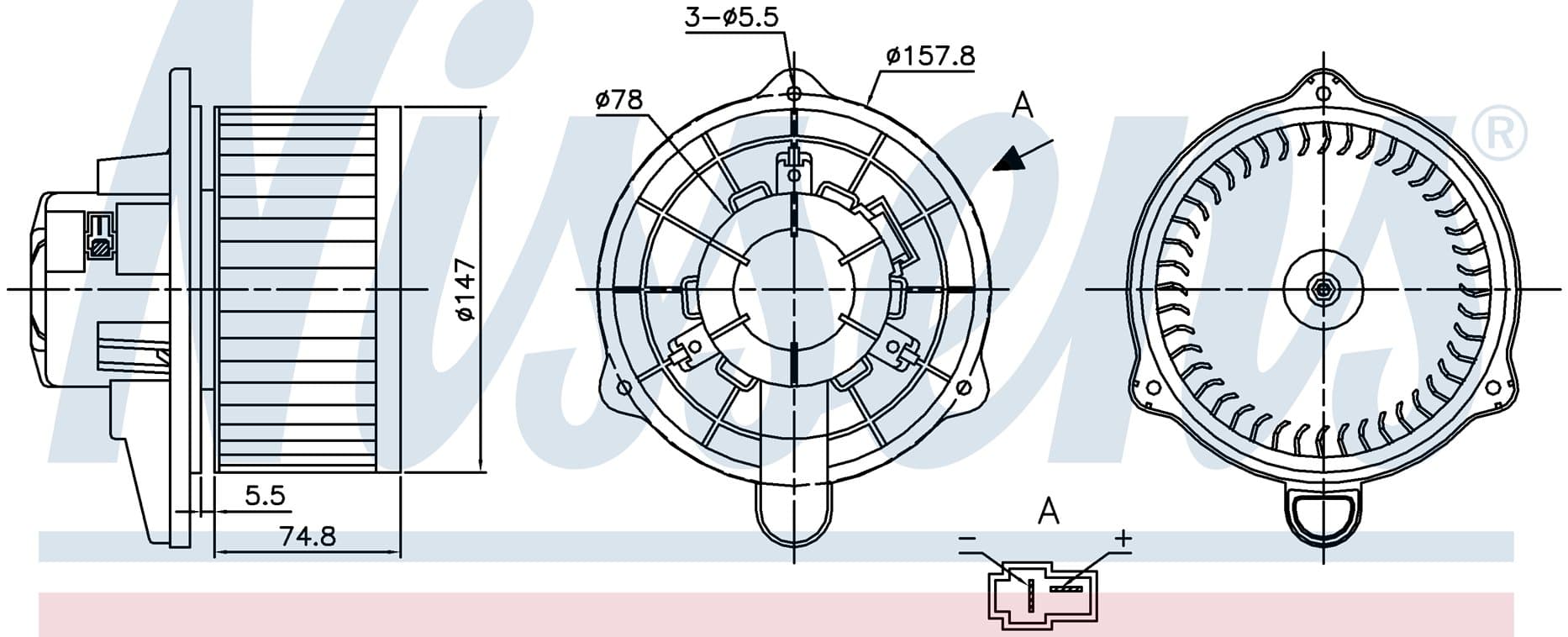 Värmefläkt ac (ej acc) från Galwin