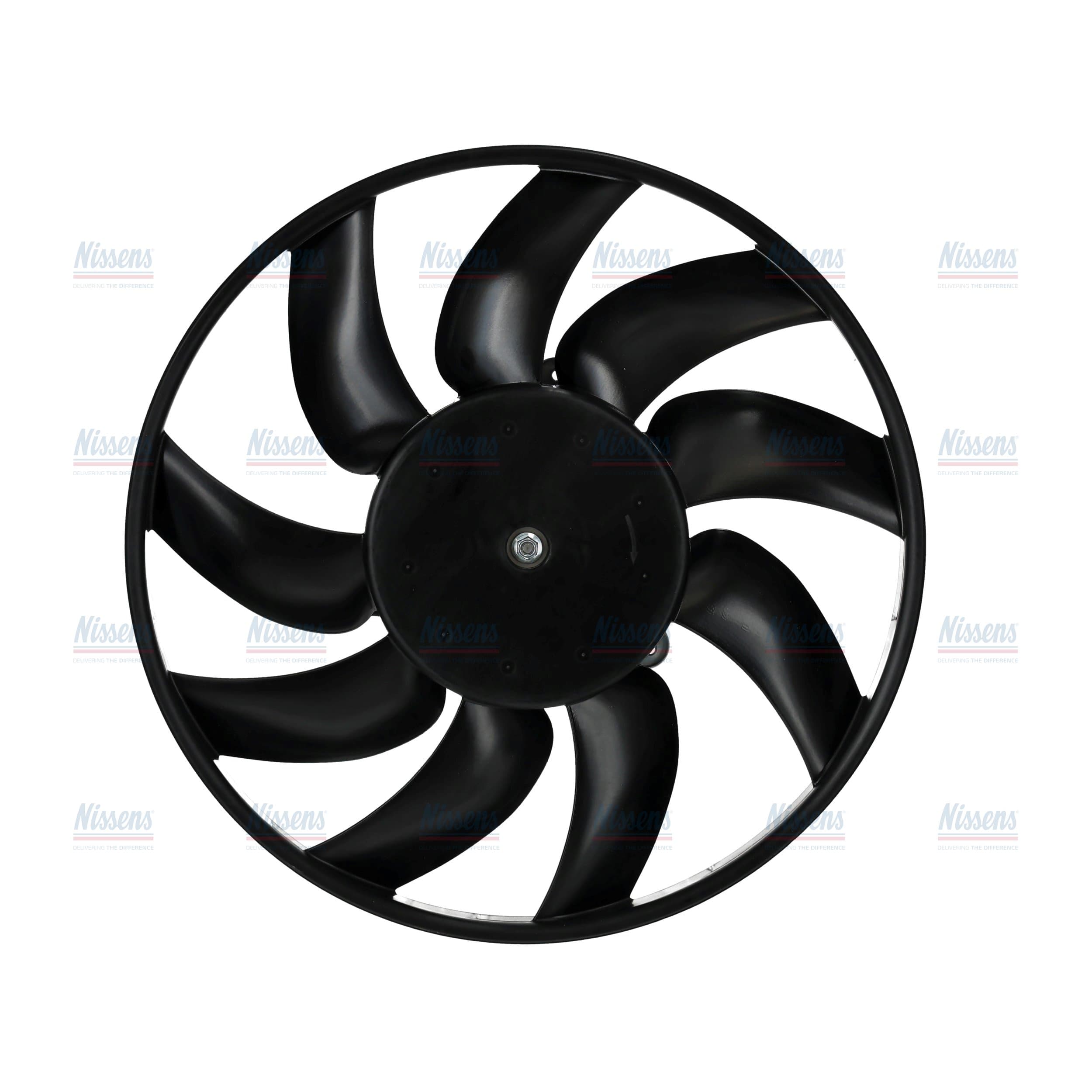 Kylarfläkt, ving + motor, VW, MB från Galwin