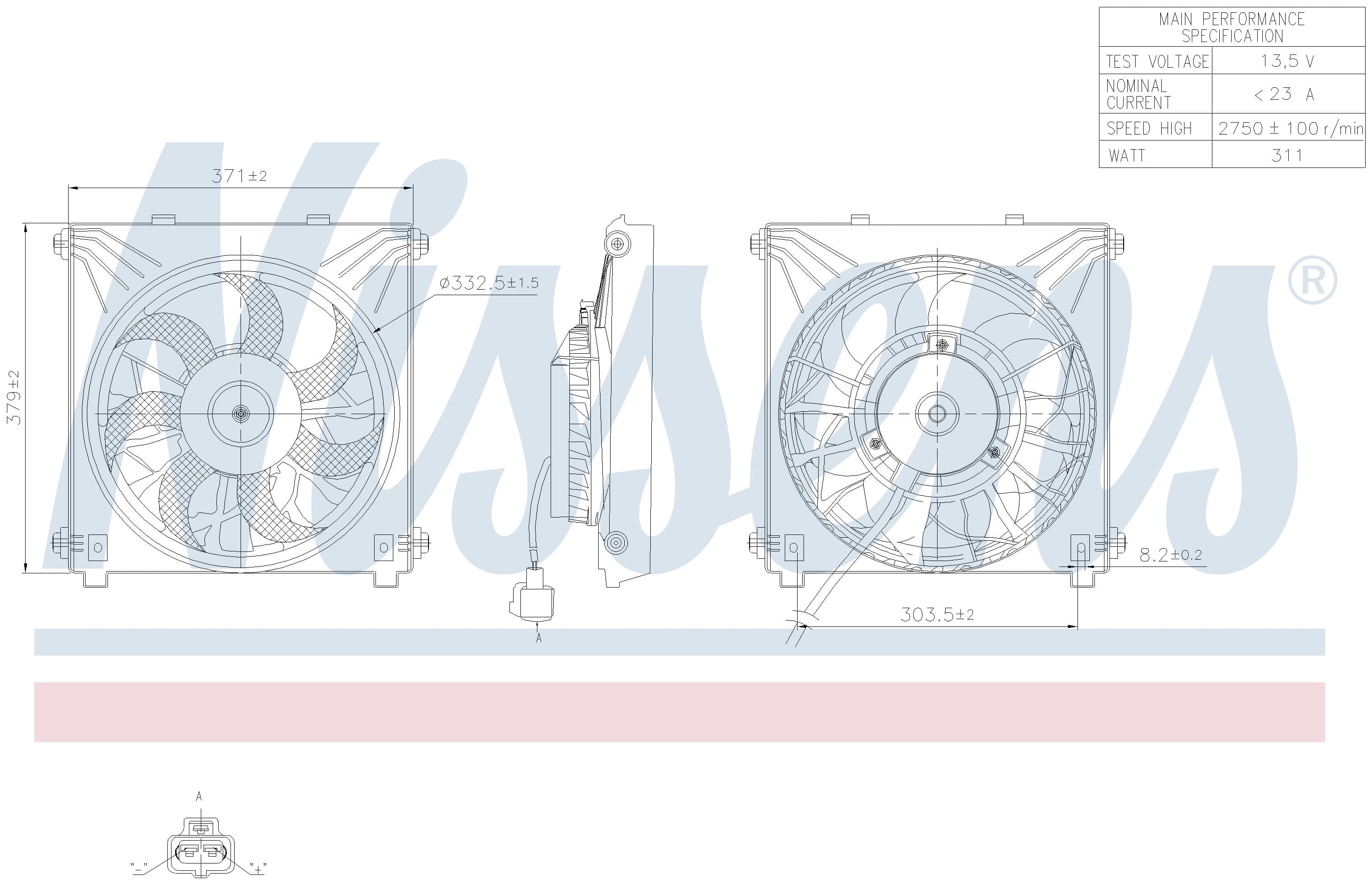 Kylarfläkt, Tesla från Galwin
