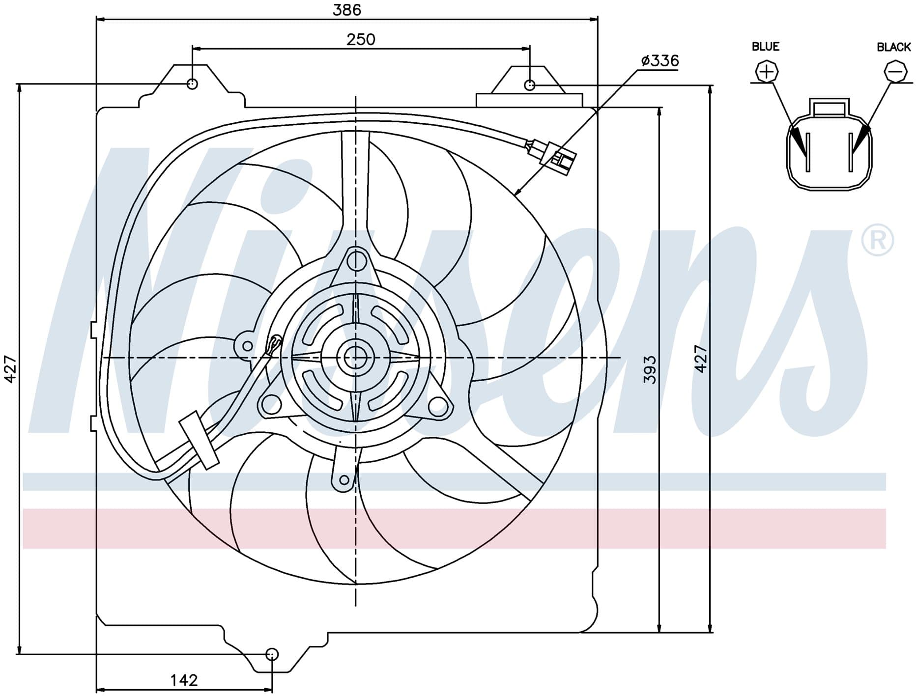 Kylarfläkt, Toyota från Galwin