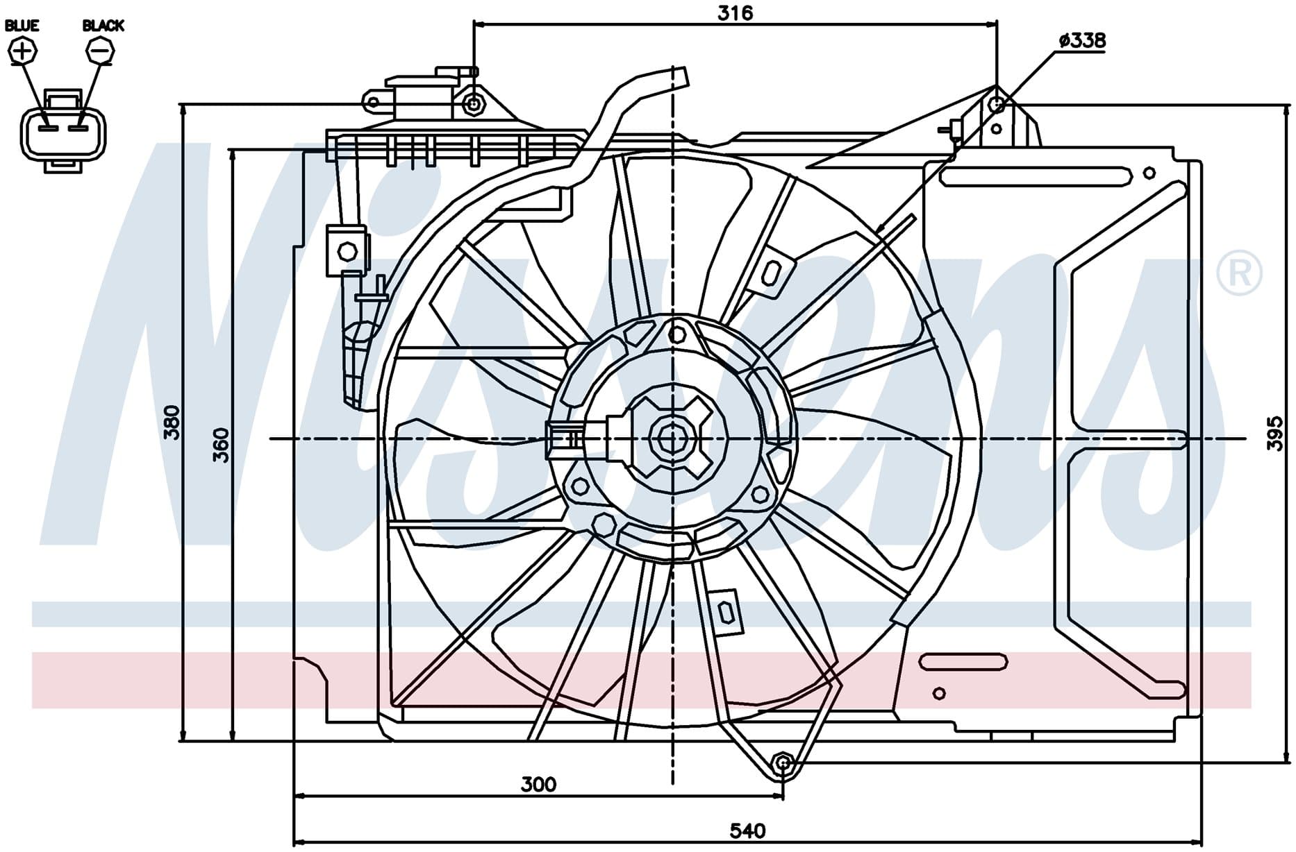 Kylarfläkt, Toyota från Galwin