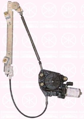 Fönsterhiss bak vä, inkl motor — Bakaxel, vänster från Galwin