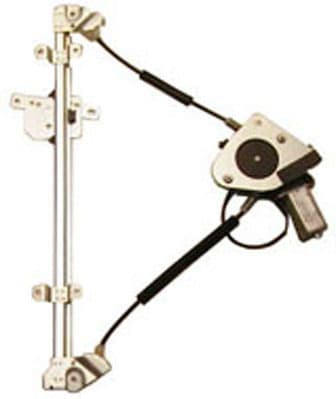 Fönsterhiss hö fram el, med motor — Framaxel, höger från Galwin