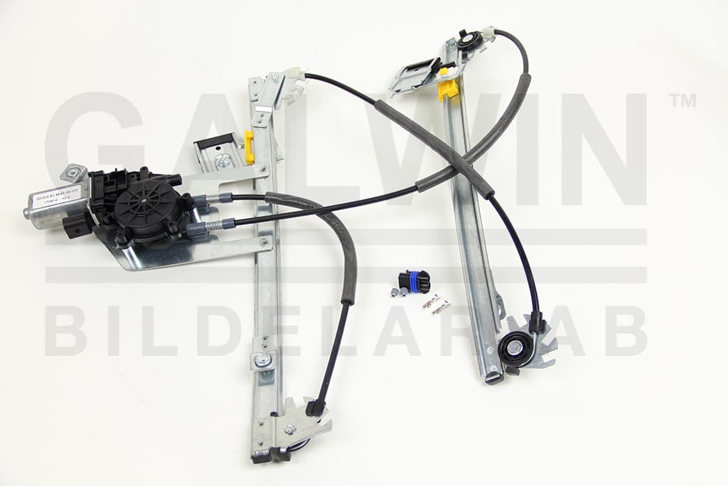 Fönsterhiss hö fram med motor — Framaxel, höger från Galwin