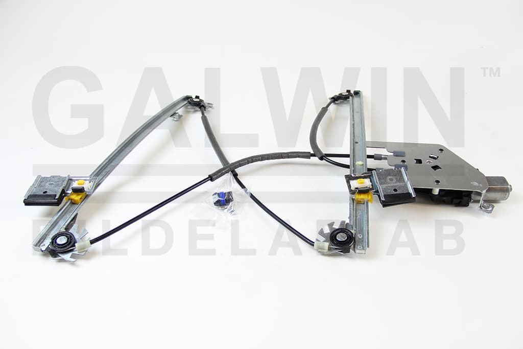 Fönsterhiss vä fram med motor — Framaxel, vänster från Galwin
