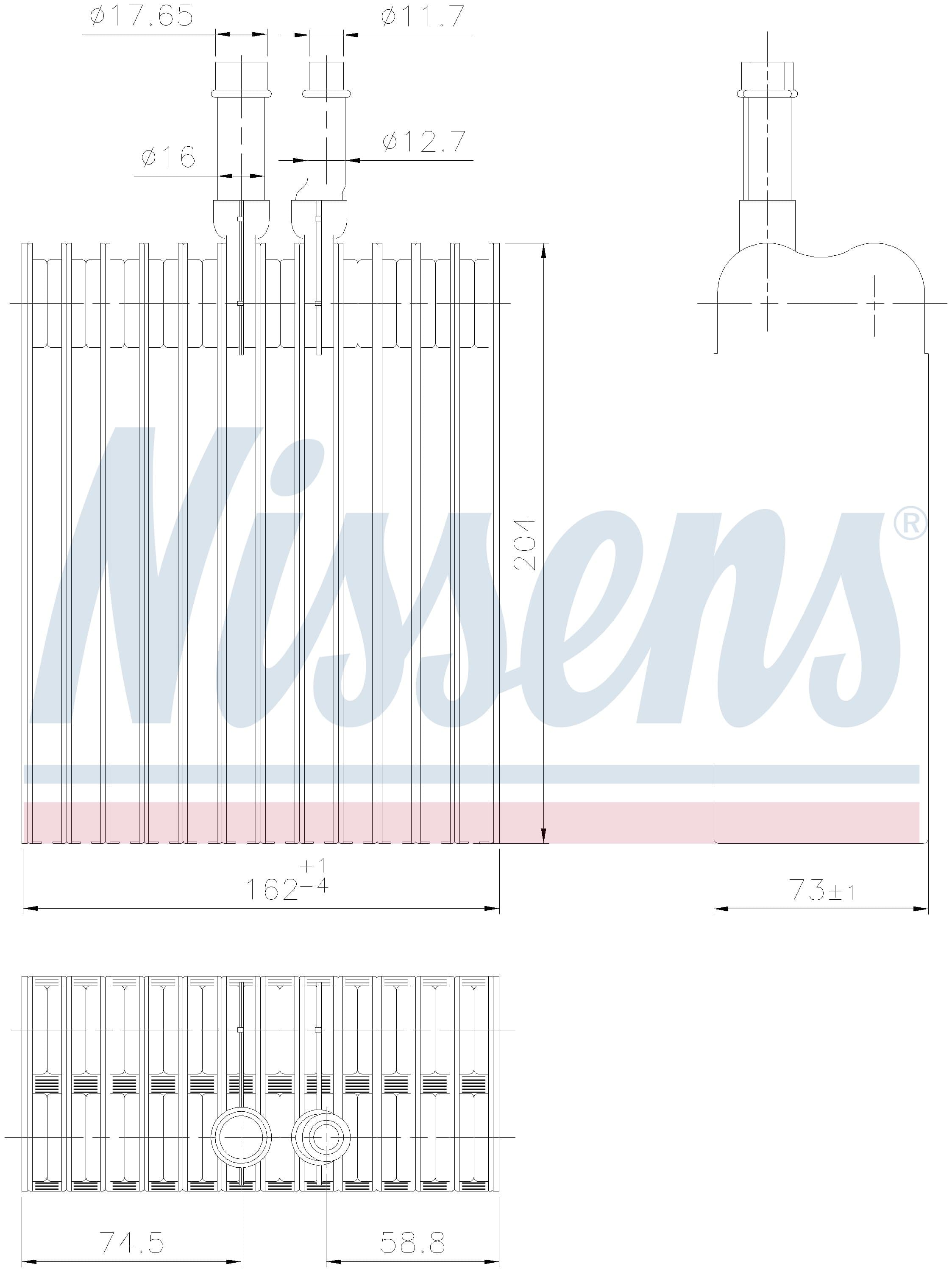 Förångare bakre ac, VAG — Bakaxel från Galwin