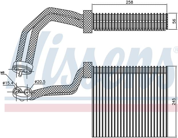 Förångare/evaporator ac, Seat