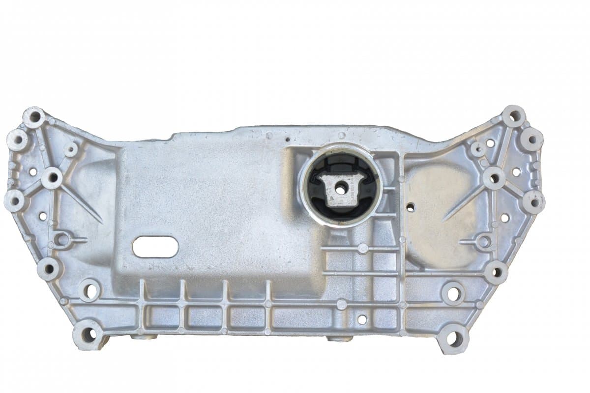 Framaxelbalk, aluminium, med bussning