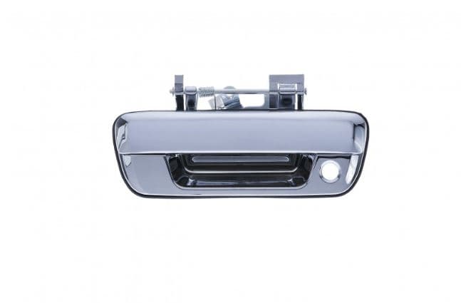 Handtag baklem, krom, med hål för lås