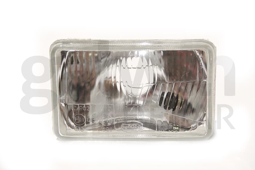 Insats 167*106 H4 med parkljus + från Galwin