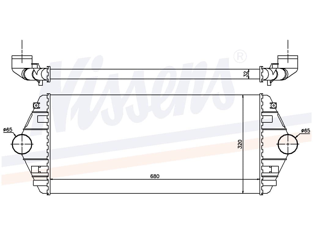 Intercooler Citroen Evasion alla mod. 10/94-