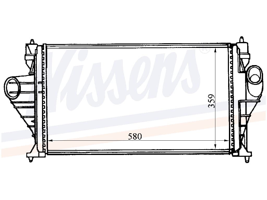 Laddluftkylare Citroen Xantia 2,0I Turbo CT/2,1 TD 04/95- från Galwin