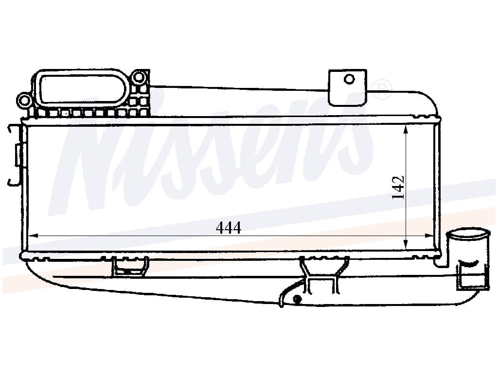 Laddluftkylare Citroen Xsara 1,9 TD 09/97-08/00 från Galwin