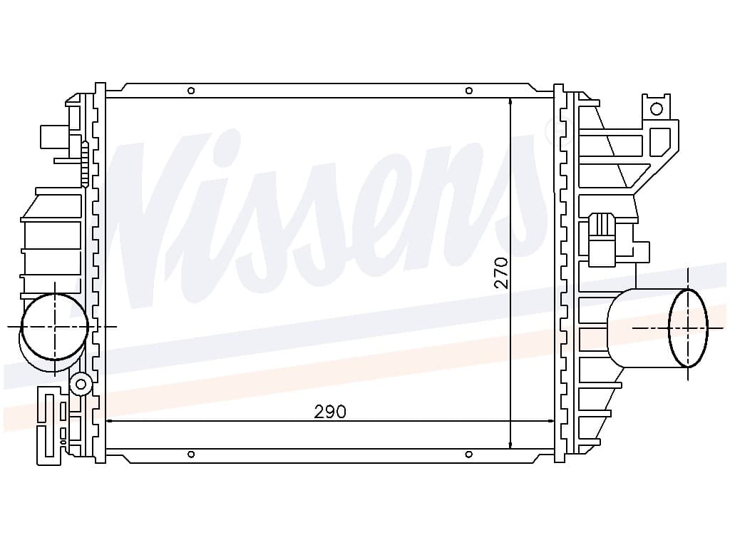 Intercooler MB V-Class V 200/220 CDI 03/99-