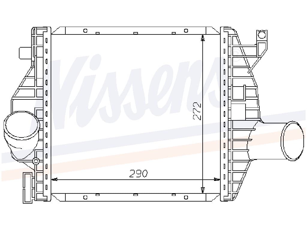 Laddluftkylare MB V-Class V 230 TD 01/97- från Galwin