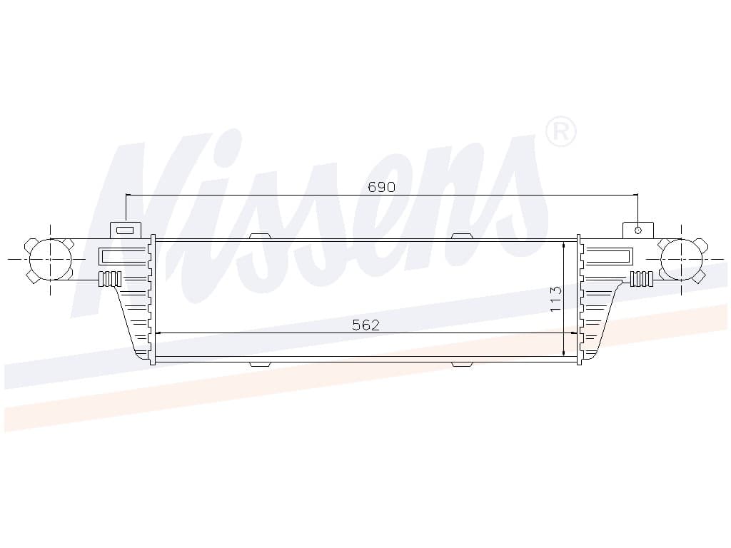 Laddluftkylare MB W 210 alla mod. 09/97- från Galwin