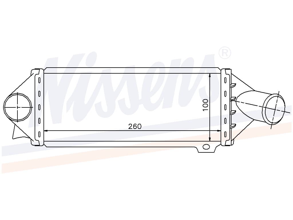 Intercooler Opel Astra F 1,7 TD 09/91-09/96