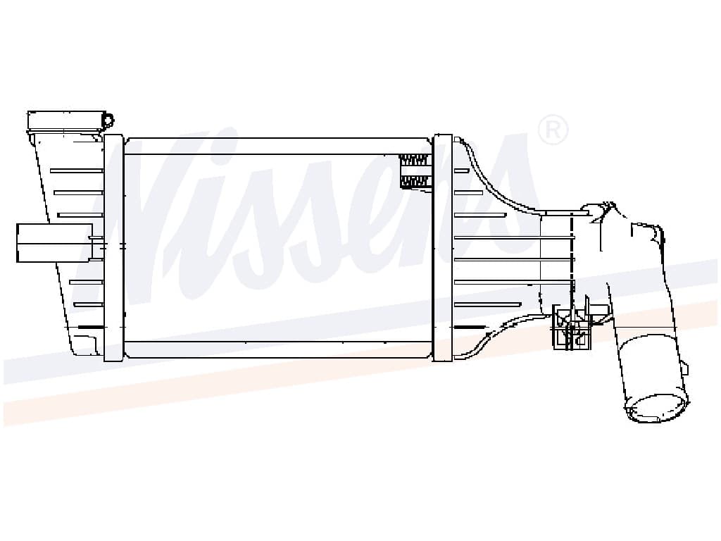 Laddluftkylare Opel Astra G 1,7 TD/2,0 DTI 09/98- från Galwin