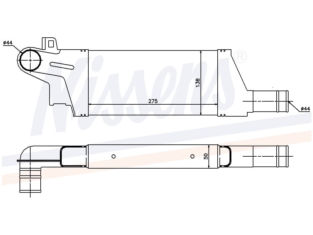 Intercooler Opel Corsa C 1,7 DTI 09/00-