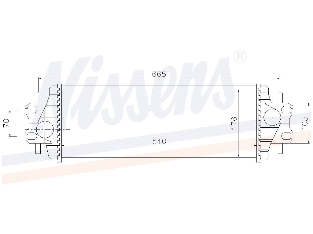 Laddluftkylare Opel Vivaro 1,9DCI/DTI 10/98- från Galwin