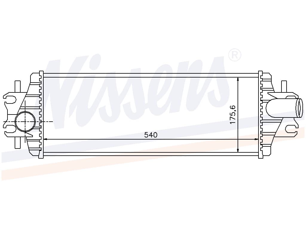 Laddluftkylare Opel Vivaro 2,5 DTI 05/01- från Galwin