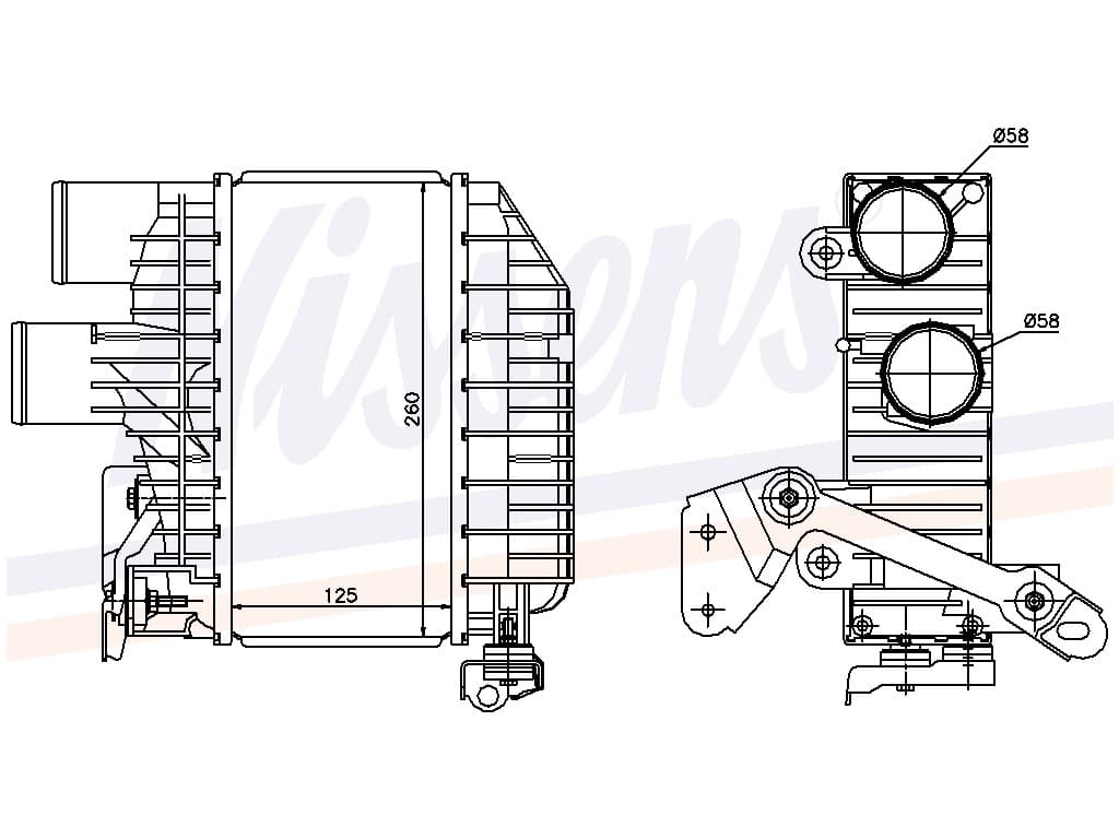 Intercooler Toyota Avensis II 07/00-