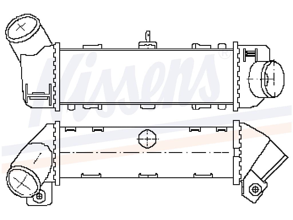 Laddluftkylare VW Caddy II 1,9 TDI 11/95- från Galwin