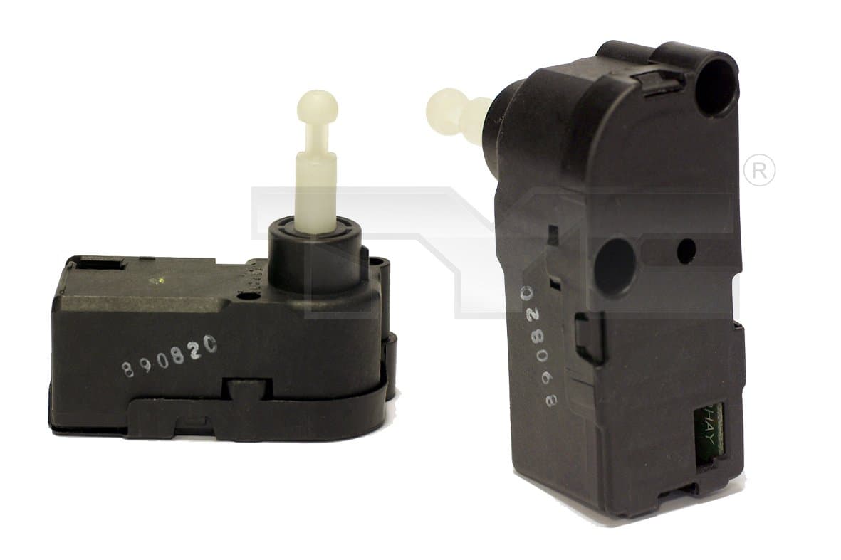 Justermotor för halogenstrålkastare