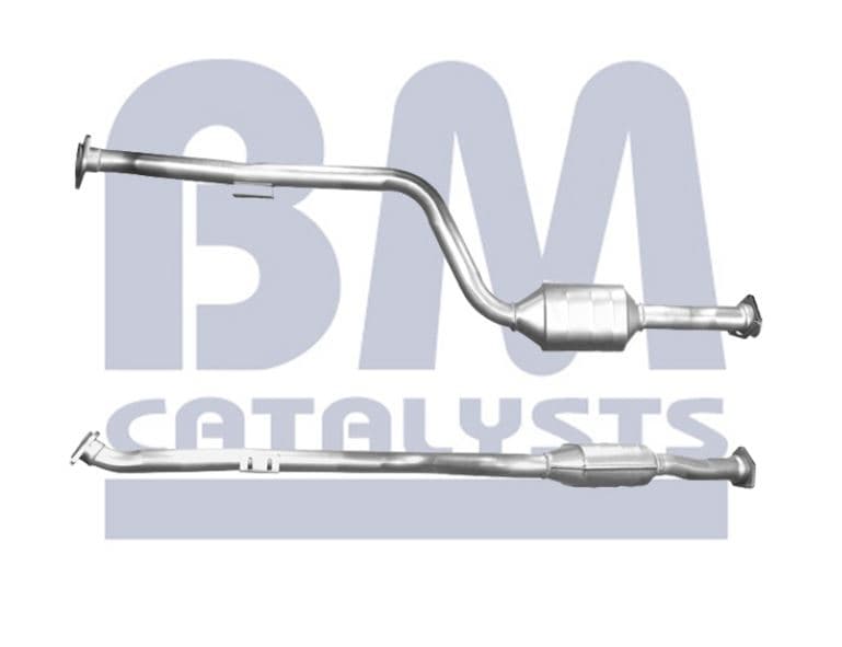 Katalysator bakre inkl montsats