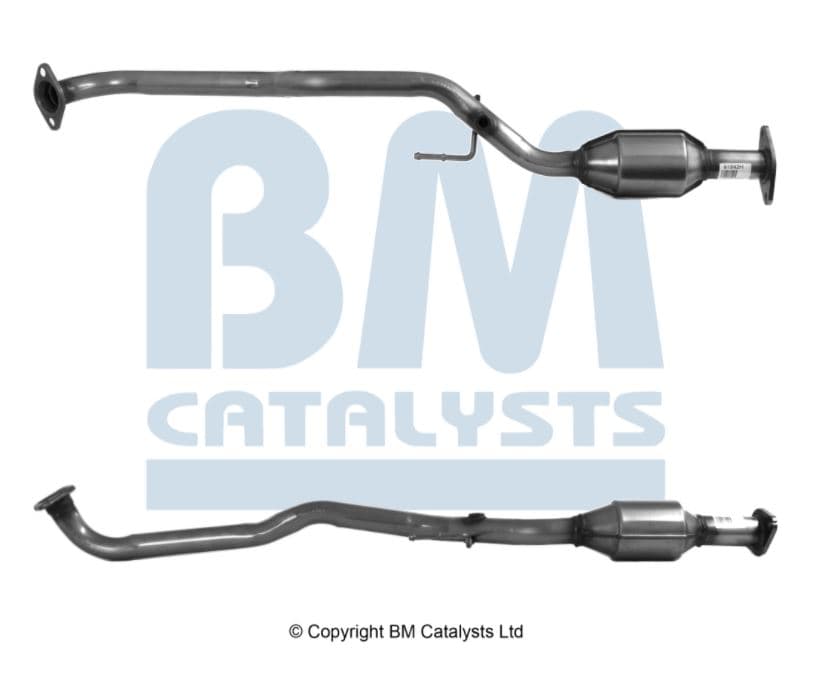 Katalysator bakre inkl montsats — Bakaxel från Galwin