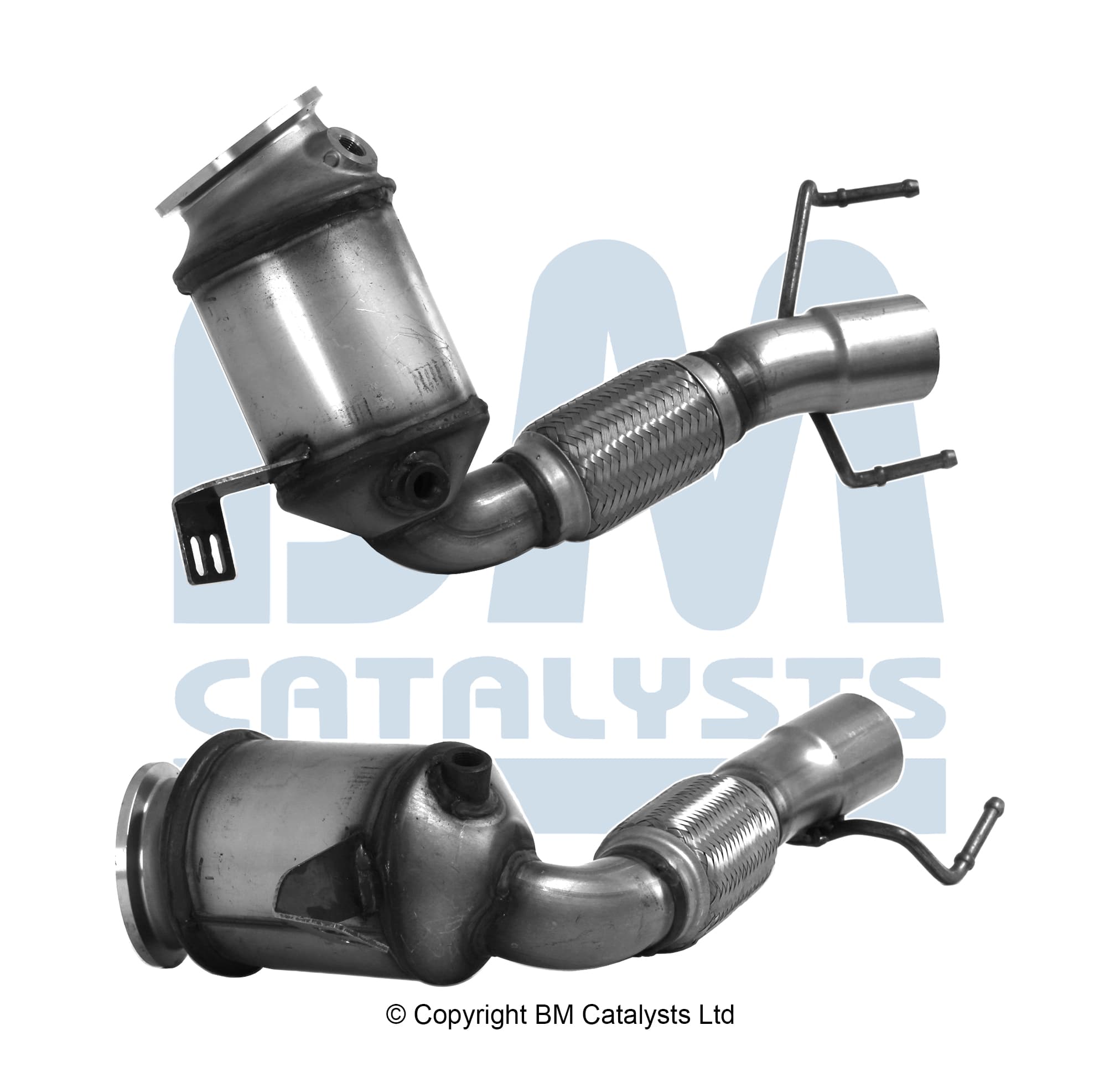 Katalysator främre, inkl montsats från Galwin