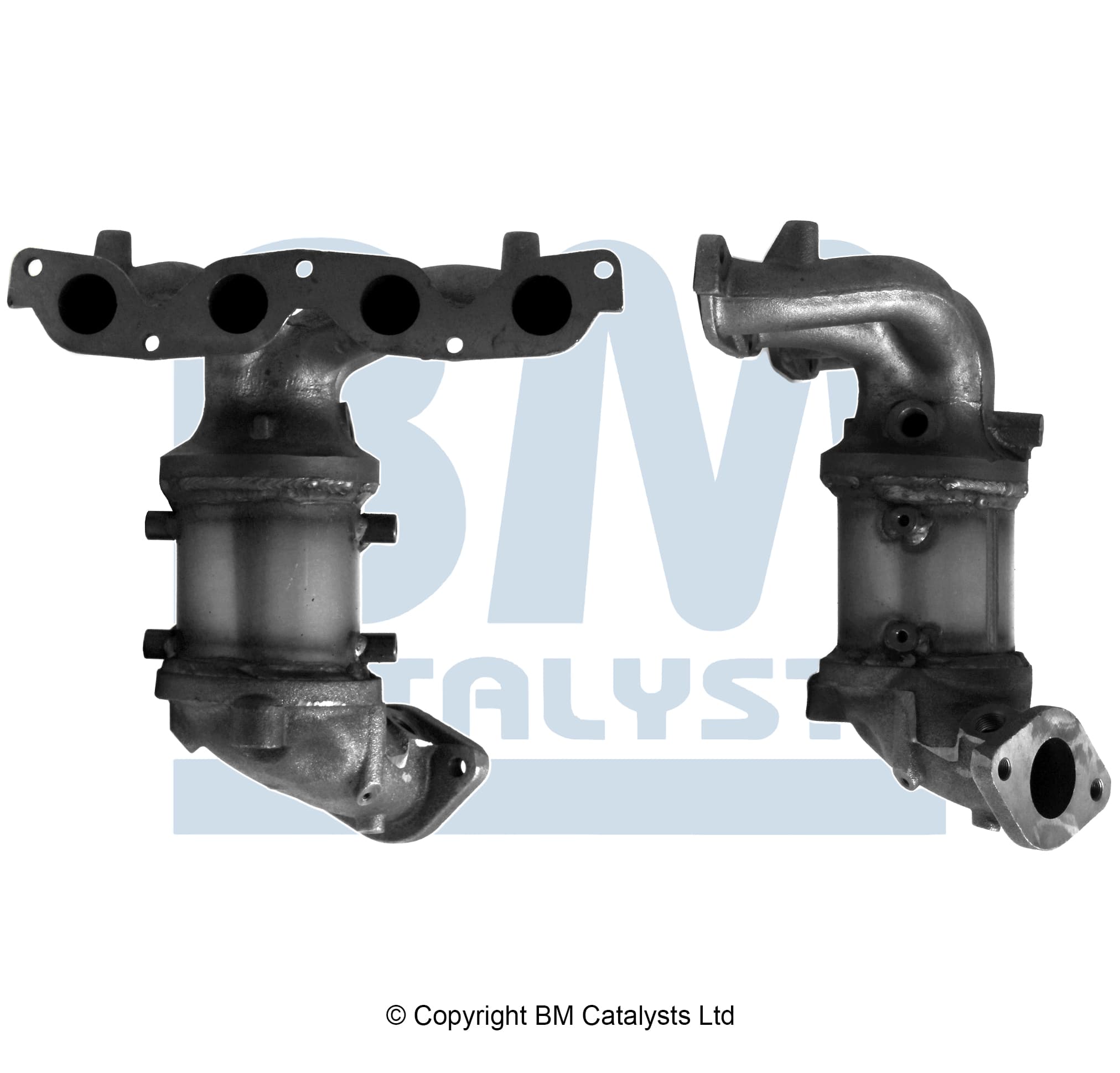 Katalysator främre, inkl montsats