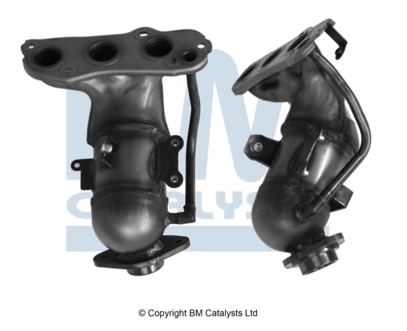 Katalysator främre, inkl montsats från Galwin