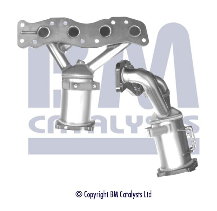 Katalysator främre inkl montsats från Galwin