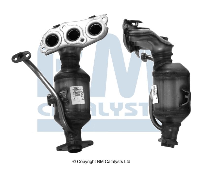 Katalysator främre inkl montsats