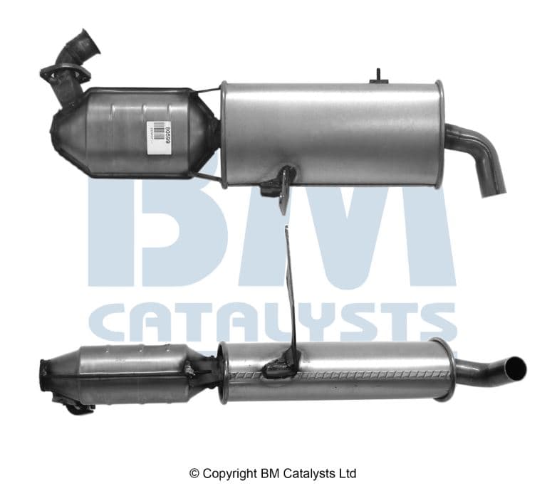 Katalysator inkl ljuddämpare