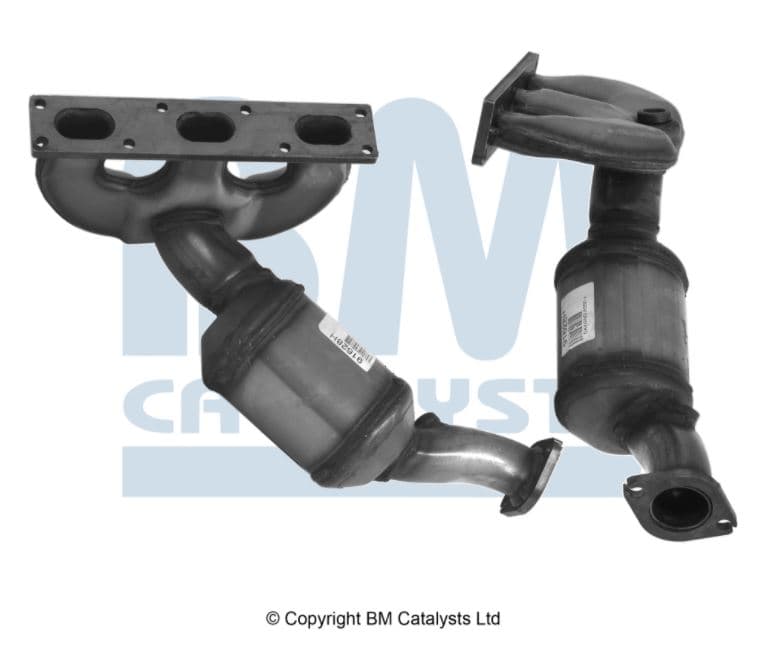 Katalysator inkl monteringssats (cylinder 4-6) från Galwin
