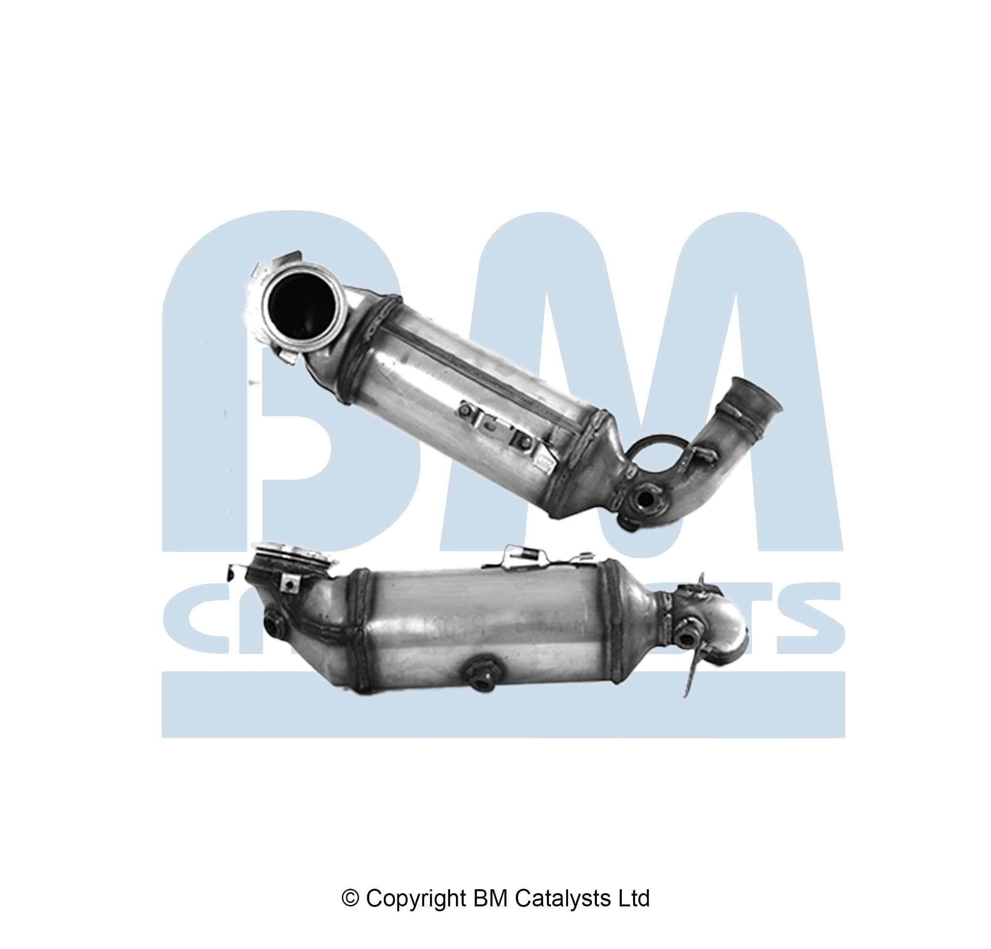 Katalysator med partikelfilter, inkl montsats från Galwin