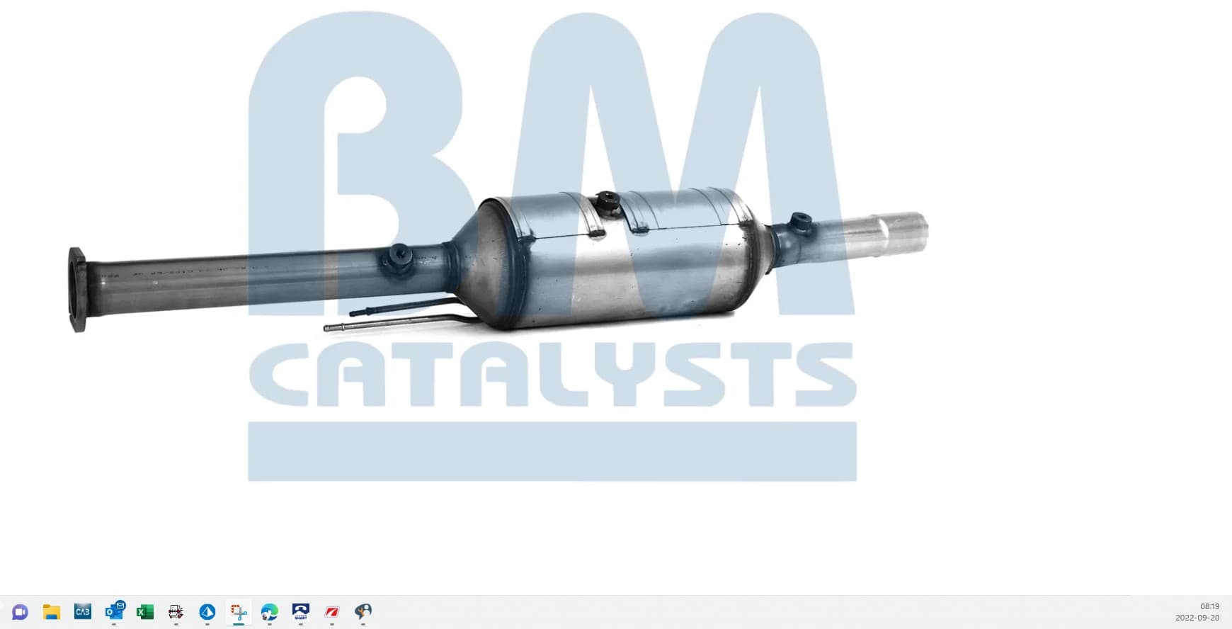 Katalysator med partikelfilter 2,0TDCi 2010- från Galwin