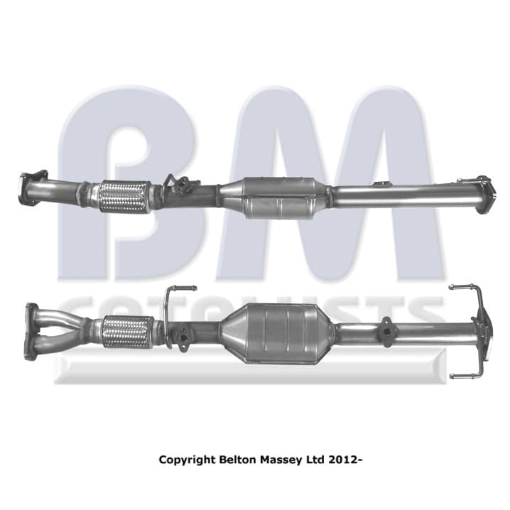 Katalysator Previa med flex (första katalysator) med monteringssats från Galwin
