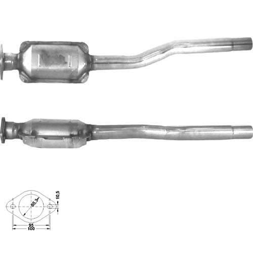 Katalysator, Renault Laguna från Galwin