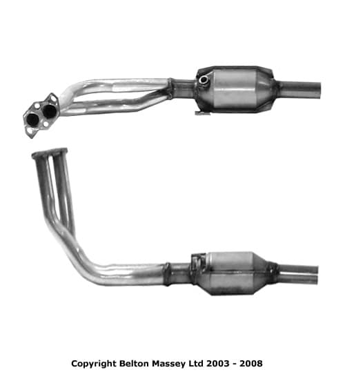 Katalysator, VW Polo från Galwin