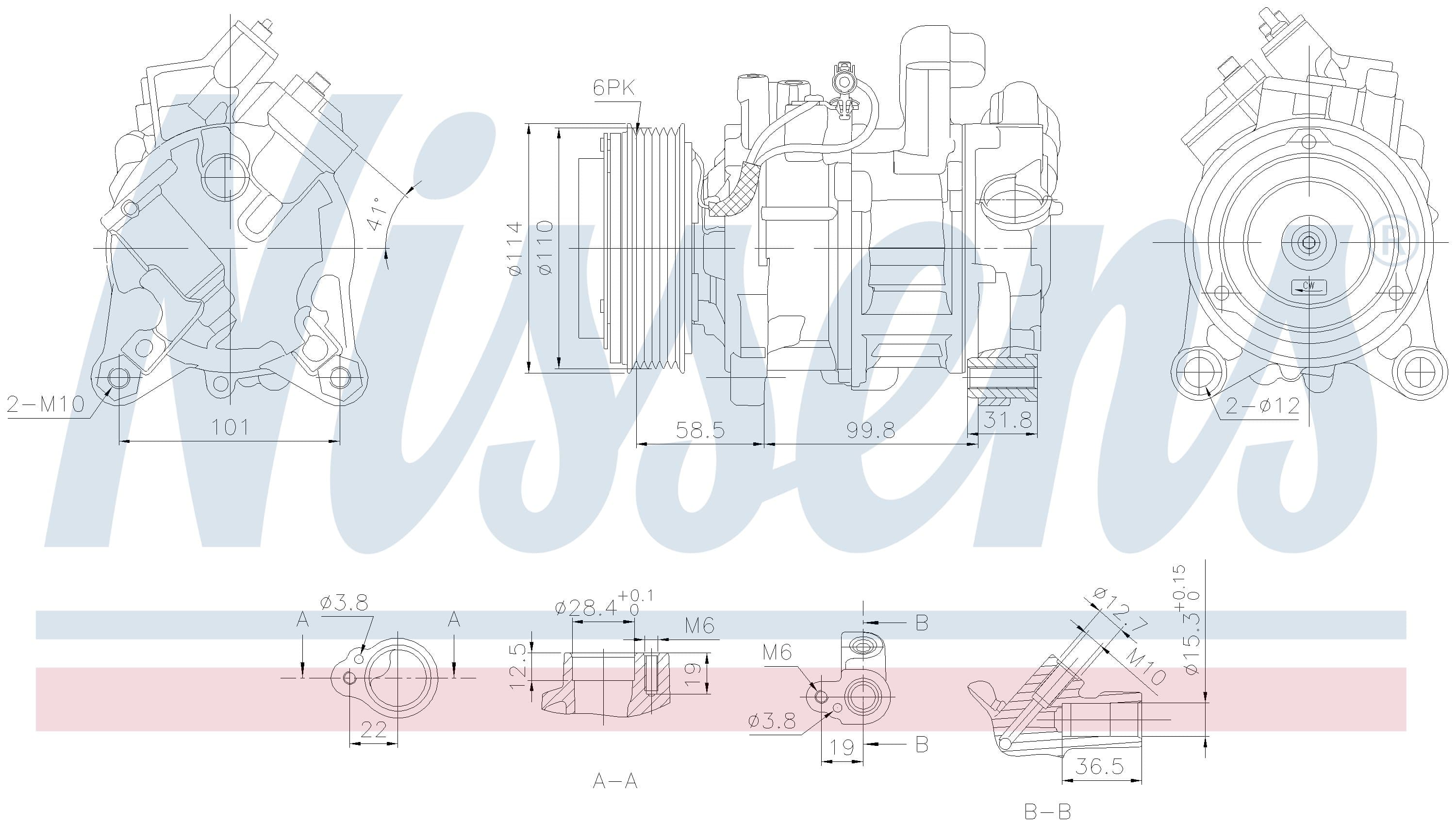 Kompressor ac, BMW från Galwin