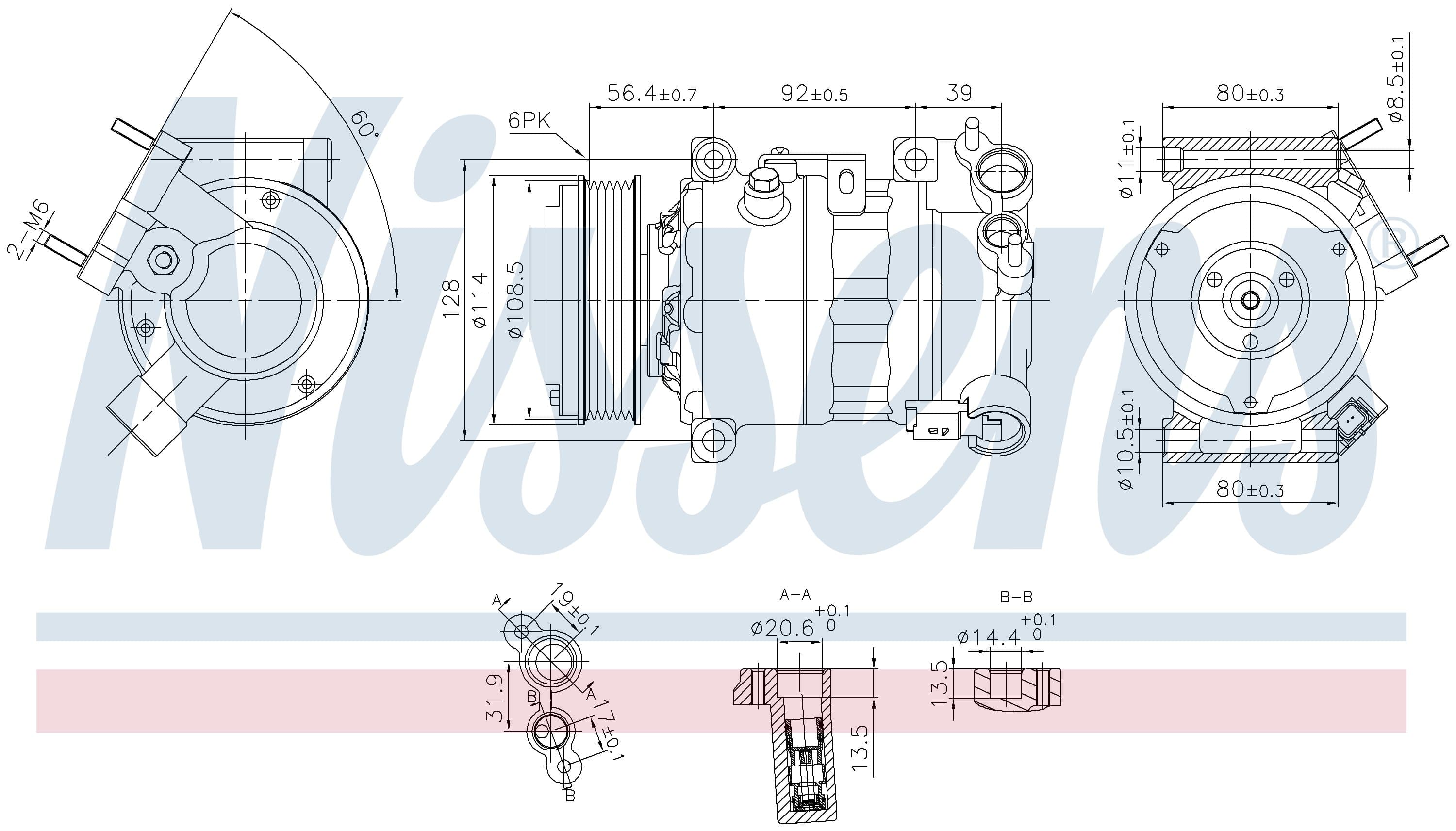 Kompressor ac, Citroen, Opel, Peugeot från Galwin